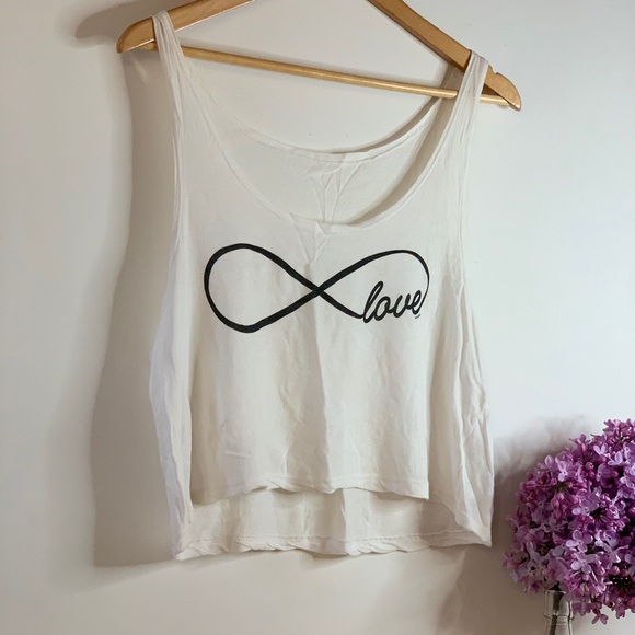 Brandy Melville ‘Infinite Love’ Crop Tank - Picture 4 of 4